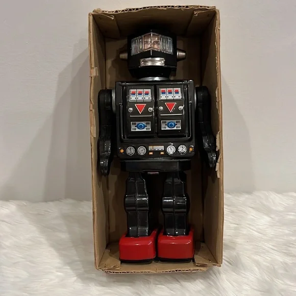 Vintage 1960 Horikawa Rotate O Magic Super Astronaut Toy Robot Original Box